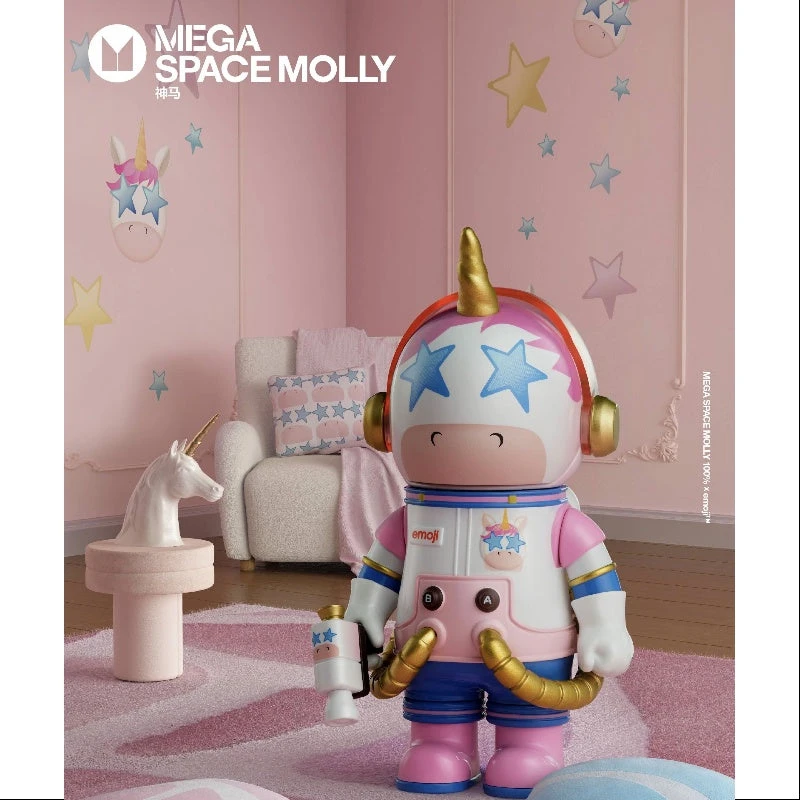 MEGA SPACE MOLLY 100% X Emoji Series Secret UNICORN(1/108) 1 MEGA SPACE MOLLY 100% X Emoji Series Secret UNICORN(1/108)