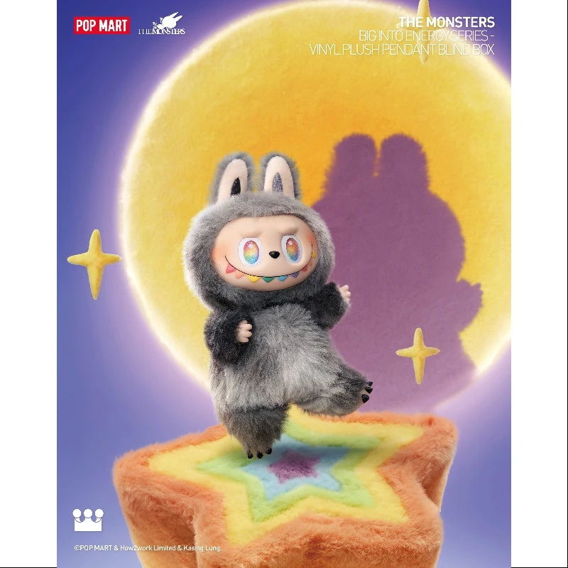 Labubu The Monsters Big Into Energy Series Vinyl Plush Pendant Secret ID(1/72) 1 Labubu The Monsters Big Into Energy Series Vinyl Plush Pendant Secret ID(1/72)