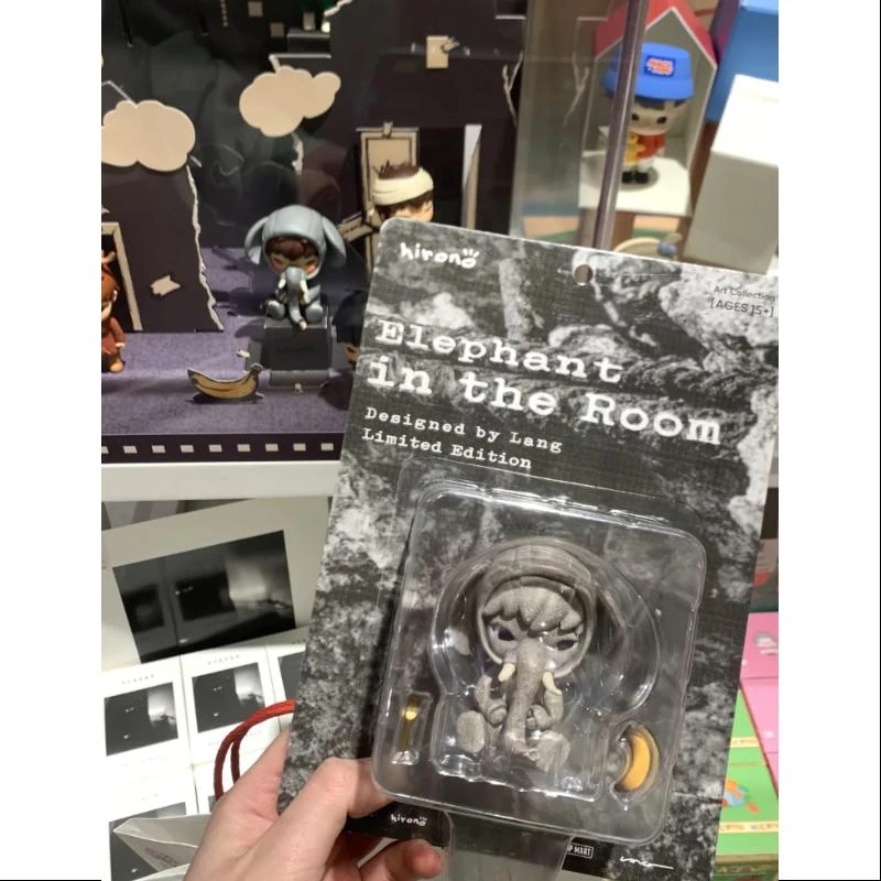 Hirono Elephant In The Room Art Toy Mini Figurine Limited Edition 1 Hirono Elephant In The Room Art Toy Mini Figurine Limited Edition