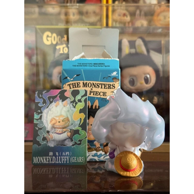 Labubu The Monsters X One Piece Series Secret MONKEY.D.LUFFY(GEAR5)(1/144) 2 Labubu The Monsters X One Piece Series Secret MONKEY.D.LUFFY(GEAR5)(1/144) - Image 2