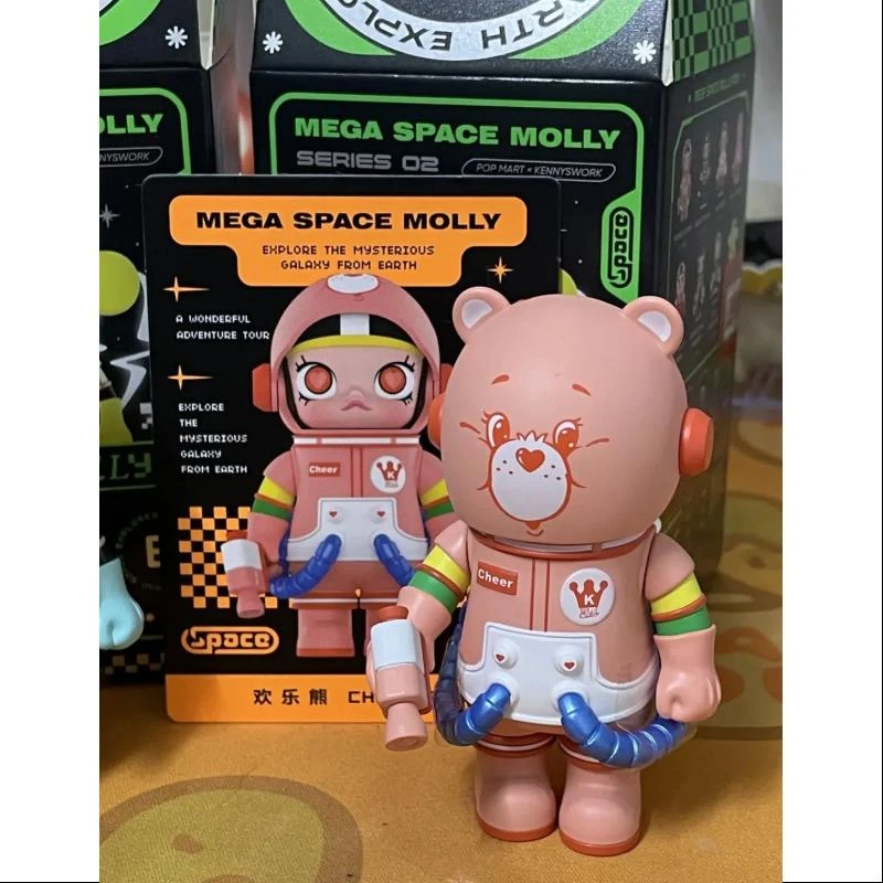 SPACE MOLLY MEGA 100% Series 2-B Secret CHEER BEAR(1/36) 2 SPACE MOLLY MEGA 100% Series 2-B Secret CHEER BEAR(1/36) - Image 2