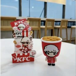 DIMOO Pop Mart DIMOO KFC China 35th Anniversary BUCKET Series Secret DIMOO Ace Fried Chicken (1/288) 5 DIMOO Pop Mart DIMOO KFC China 35th Anniversary BUCKET Series Secret DIMOO Ace Fried Chicken (1/288) -Cheap Pop Mart Store d22 3